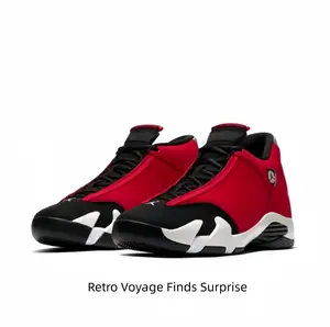 Red Black High Top Sneakers - Premium Suede Basketball Shoes Men Comfortable Cushioning Street Fashion Athletic Shoes Viral