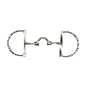 212 MAIN 10mm Double-Joint, Jacks, Segunda Dee Ring Bit, Equestrian Supplies for Leisure Horse Driving Activities