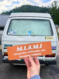MIAMI Acronym Sticker