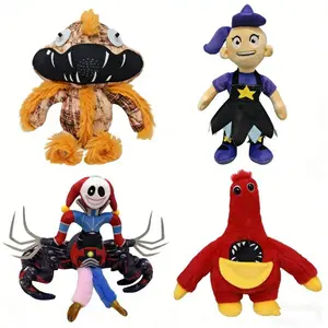 Poppy Playtime New Characters Plush Toy Set Monster Spider Clown Stuffed Doll Horror Game Character Kids Birthday Gift Home Decor