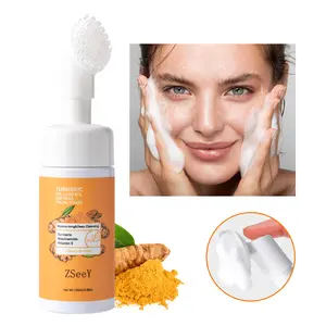 ZSeeY Turmeric Oil-Control Softens Cleansing Facial Foam, Moisturizing & Deep Cleansing, Soften Oil-Control Skin 100ml