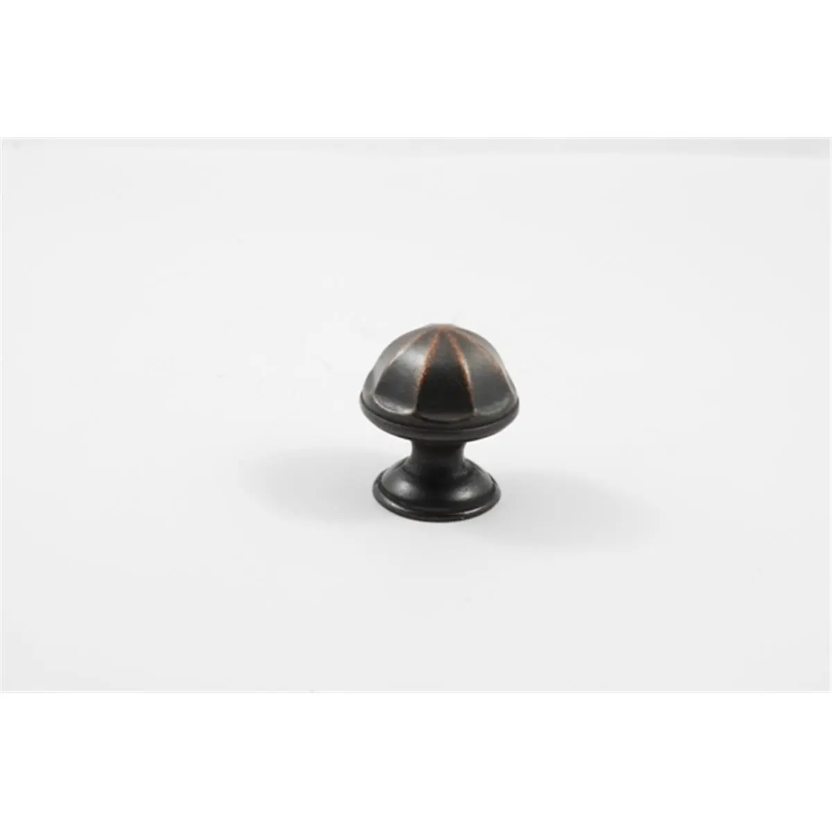 212 MAIN Zinc Round Decorative Mushroom-Style Door Knob (10243VB) - Venetian Bronze Finish, Tuscan Rustic Residential Door Hardware for Cabinets
