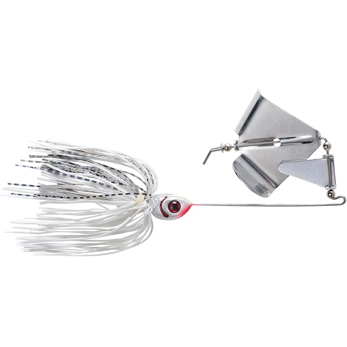 Booyah Buzz Bait 3/8 oz. Fishing Lure - Snow White Shad