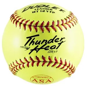 Spalding Sports Div Russell 247392 12 in. Poly Core Thunder Heat Softball, Dual Stamp ASA & NFHS