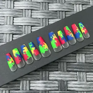 Autism Inspired Nails / Puzzle
