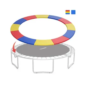fathersdaygift 14 Feet Waterproof and Tear-Resistant Universal Trampoline Safety Pad Spring Cover