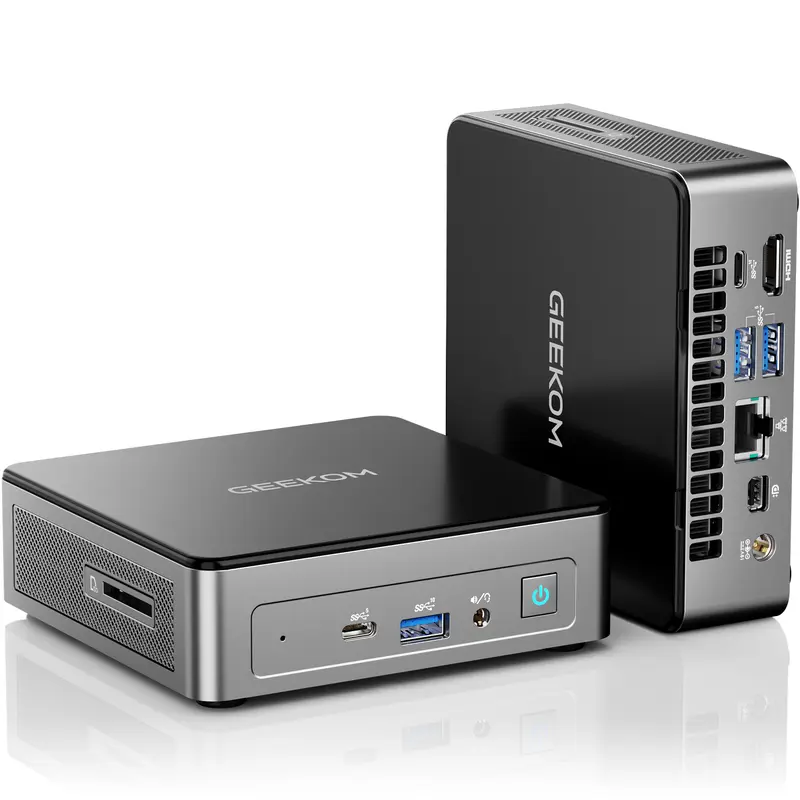 GEEKOM A6 MiniPC | AMD Ryzen 7 6800H, 32+1TB or 16+512GB NVMe SSD