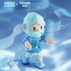 [FINDING UNICORN] 【Live Unboxing】FARMER BOB BOB VANTA ZOMBIE BOB 150% Ocean Series Collection Figurine Toys for Modern Home Decor, Collectible Art Toy Cute Figures Desktop Ornament Collectible Toys Birthday Gifts