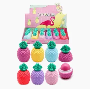 Pineapple Lip Balm - Tropical Flavored Lip Gloss & Moisturizing Balm, Hydrating & Glossy Finish - Cute Lip Product for Women & Teens - Perfect Summer Gift & Skincare Essential