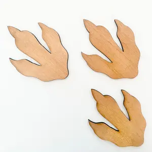 Dinosaur Footprint, Wooden Dinosaur Decor, Dino Footprints, Wooden Dinosaur Tracks, Kid’s Wall Decor, Nursery Sign, T Rex Tracks, Wooden Wall-mounted Bedroom