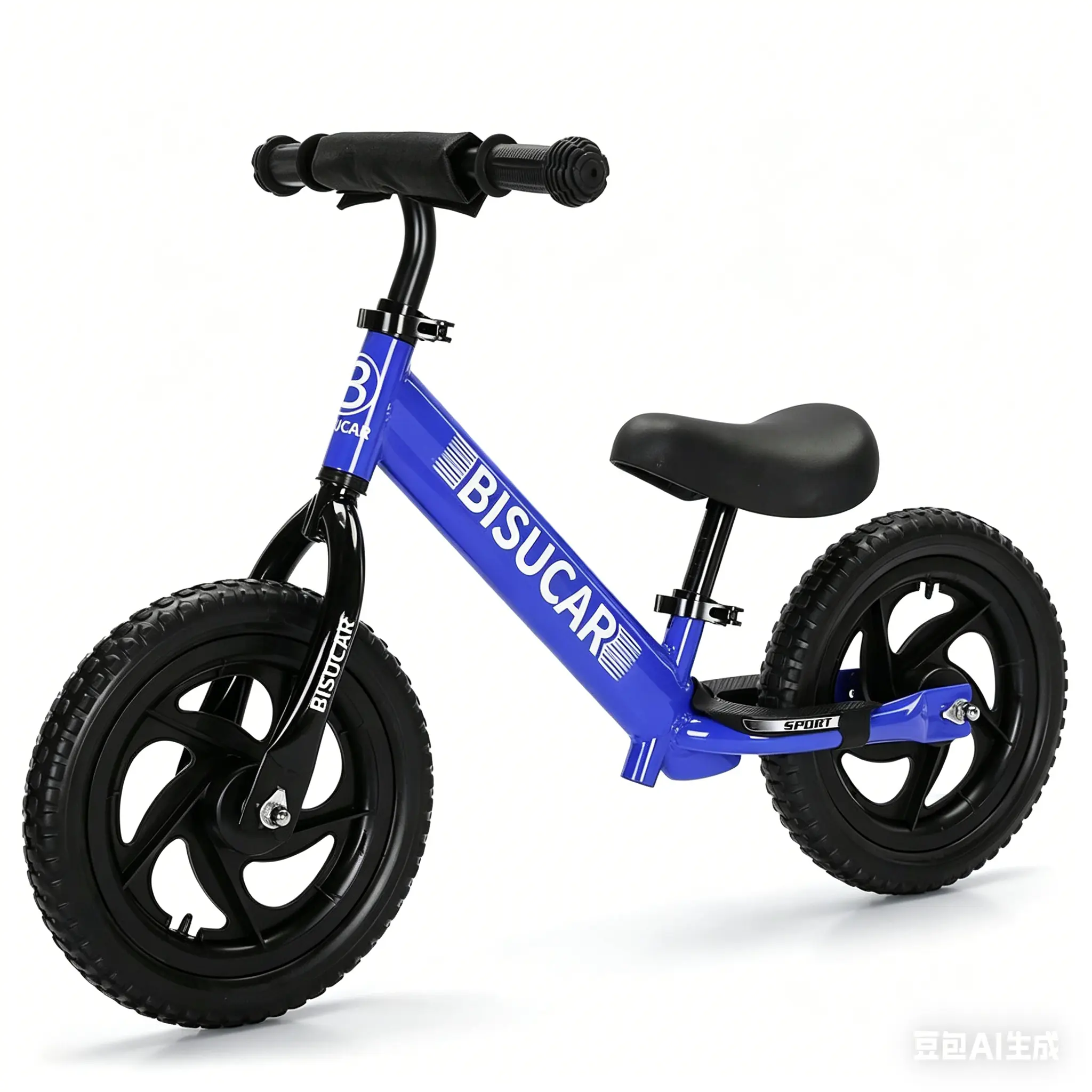 12 Inch Bisucar  Balance Bike, No Pedals, Balance Bicycle for Kids,  Adjustable Height Handlebars and Seat, Sports Toys for Kids(dealsforyoudays)