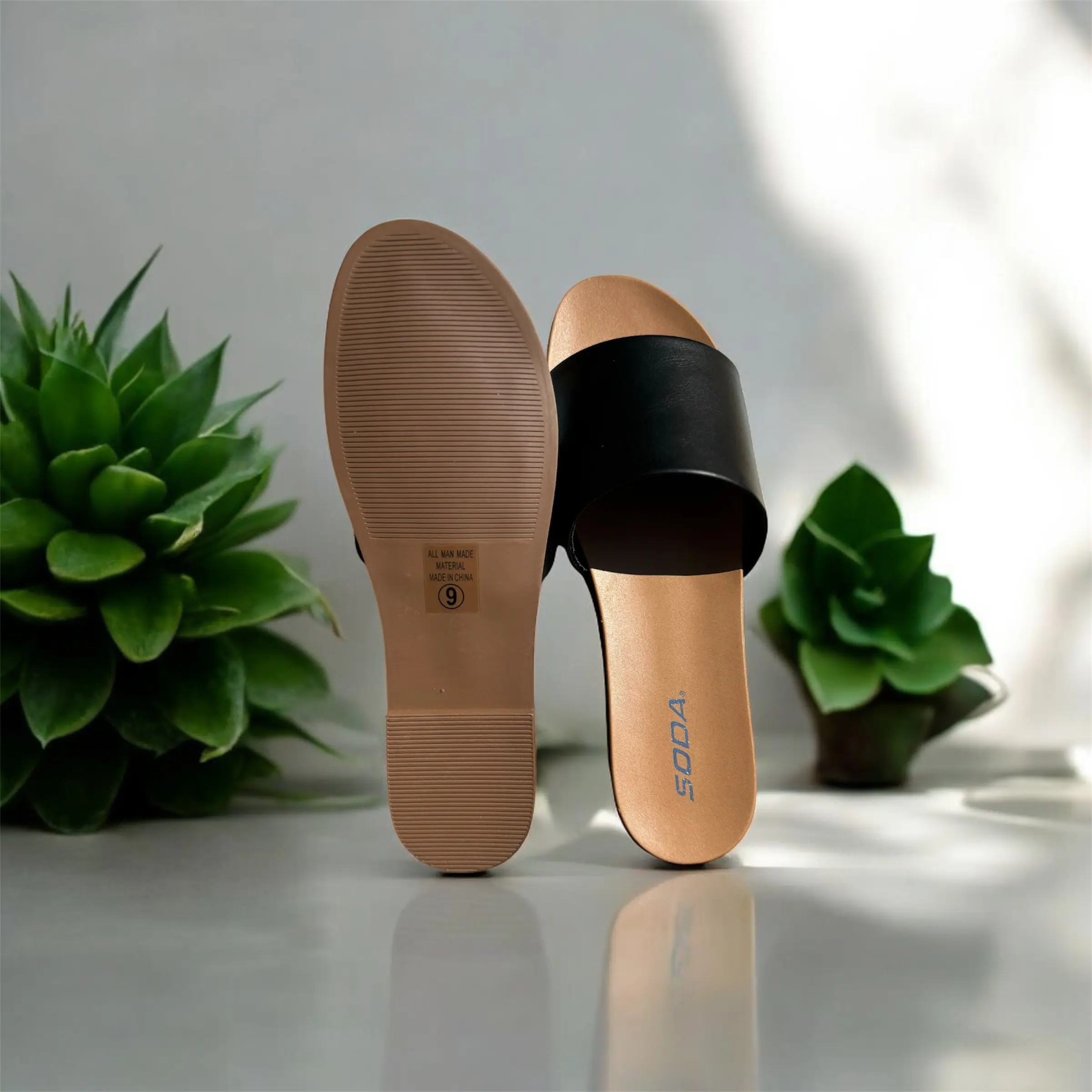 Black flat sandal Black flat sandal