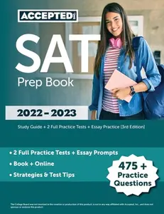 USED-SAT Prep Book 2022-2023: Study Guide + 2 Full Practice Tests + Essay Practice [3rd Edition] by Cox (Paperback)