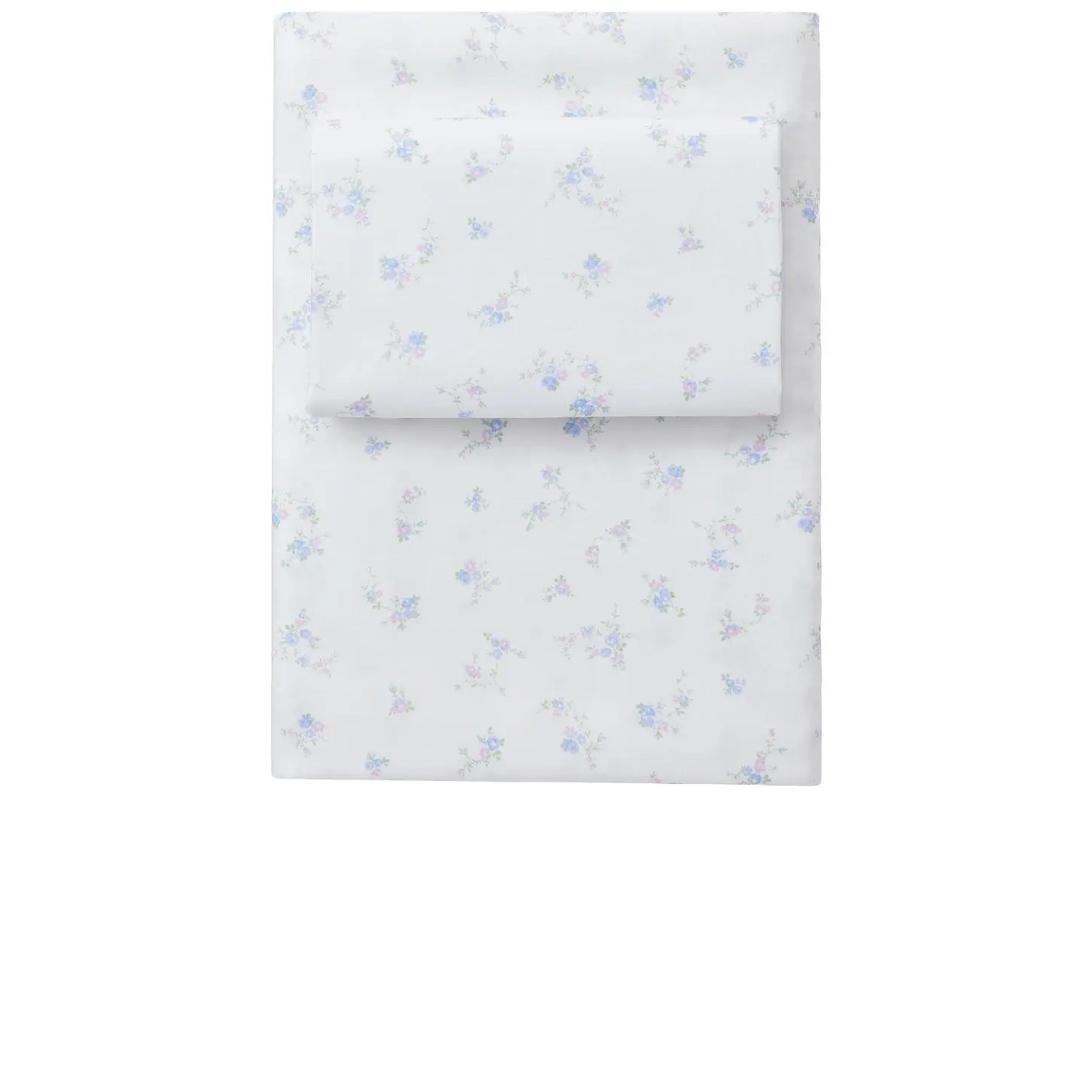 LoveShackFancy Full/queen Garden Bow Printed Sheet Set 2 Pillow Cases in Atlantic Shore
