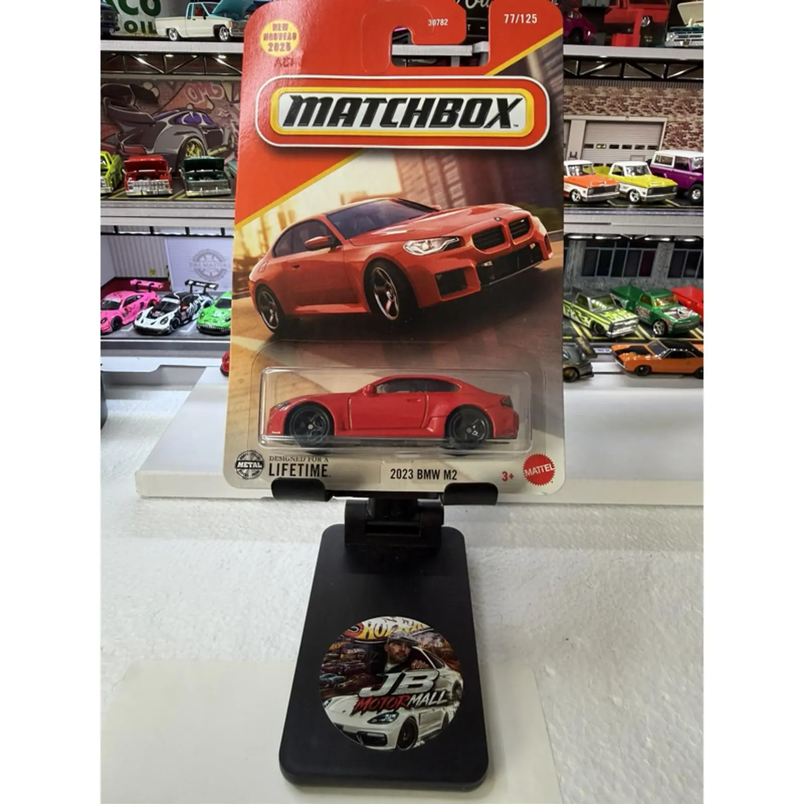 Matchbox 2023 BMW M2 Die-Cast Metal Scale Model Car, 77/125 Lifetime Collection Limited Edition, 12 World Mall Edition for Car Collecting