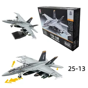 1:72 Military F18 VF103 Grumman Tomcat Super Hornet Jet Pirate Flag Fighter US Navy Plane Model Toys For Children Xmas Gifts
