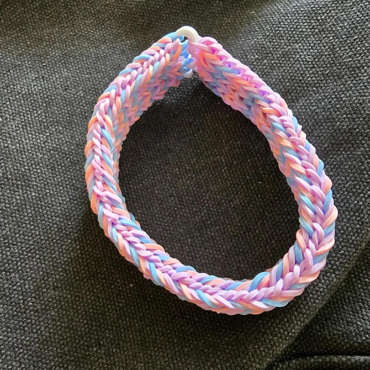 Cotten Candy Skies Rainbow Loom Bracelet