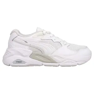PUMA Womens Trc Mira Newtro Lace Up Sneakers Shoes Casual - White