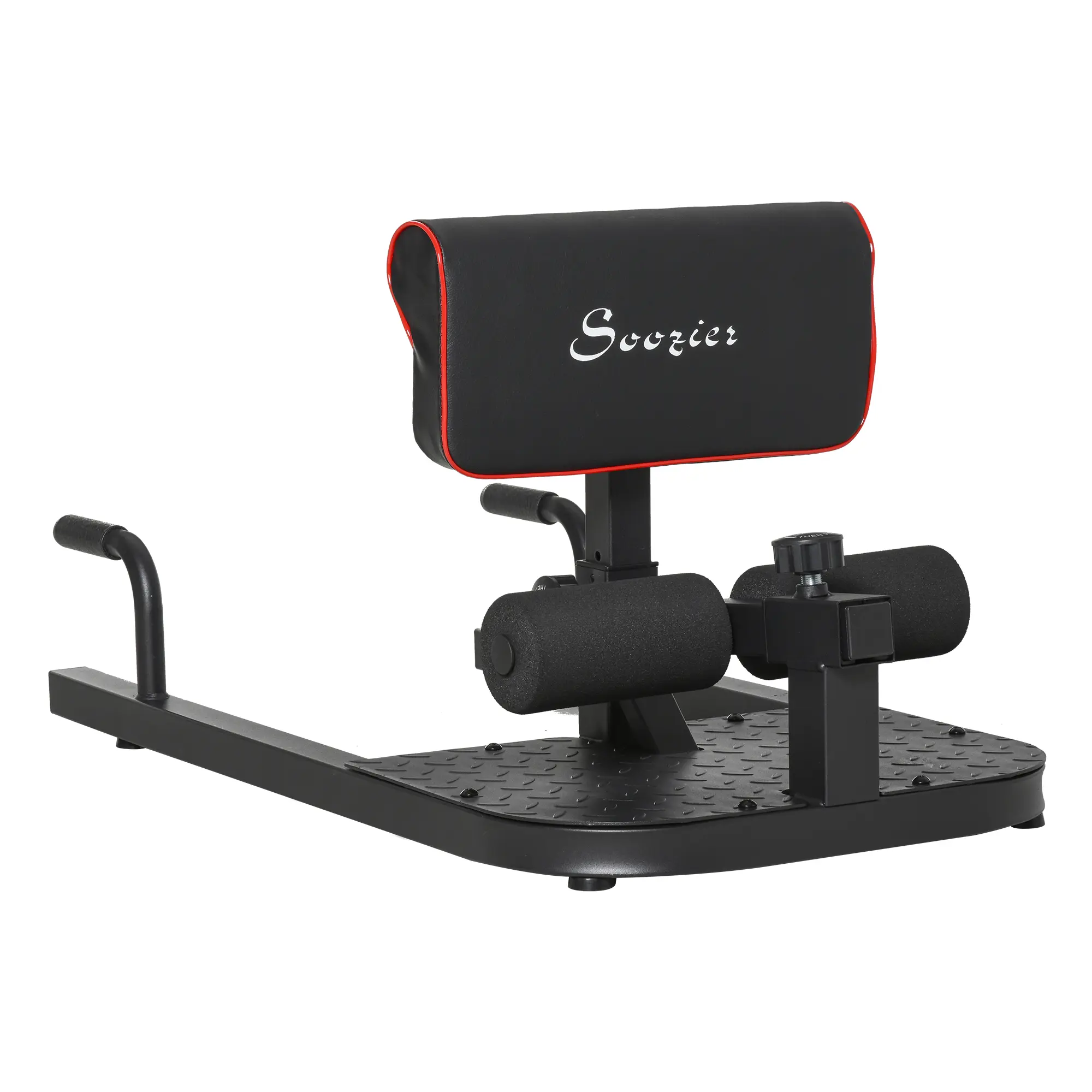 Soozier 3-in-1 Multifunctional Fitness Equipment - Strength Training Gear, Home Gym Station, Indoor Fitness Machine with Padded Sissy Squat, Sit-Up & Push-Up Station, Height Adjustable for Home Workouts, Muscle Exercise Gear, Unisex, Compact, Full Body, S