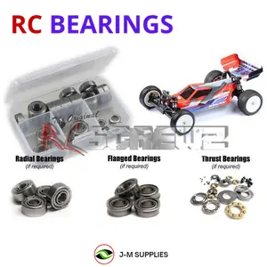 RCScrewZ Metal Shielded Bearings xra165b for XRAY XB2 2024 Carpet/Dirt (#320015 / #320016) | UPG