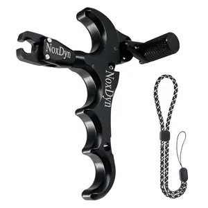 4-finger 360° Rotatable Bow Release, 1 Count Professional Bow Release Tool, Outdoor Sports Accessories for Compound Bow