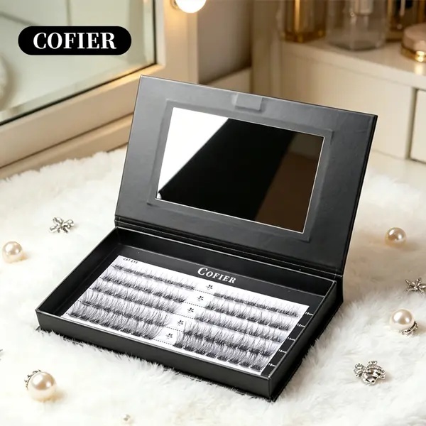 [Live Exclusive] COFIER No Glue Lash Kit - Lightweight, Multi-Length Eyelashes Extensions, Easy-to-Apply, Long-Lasting, High-Quality Beauty & Personal Care Makeup, Lash Extensions