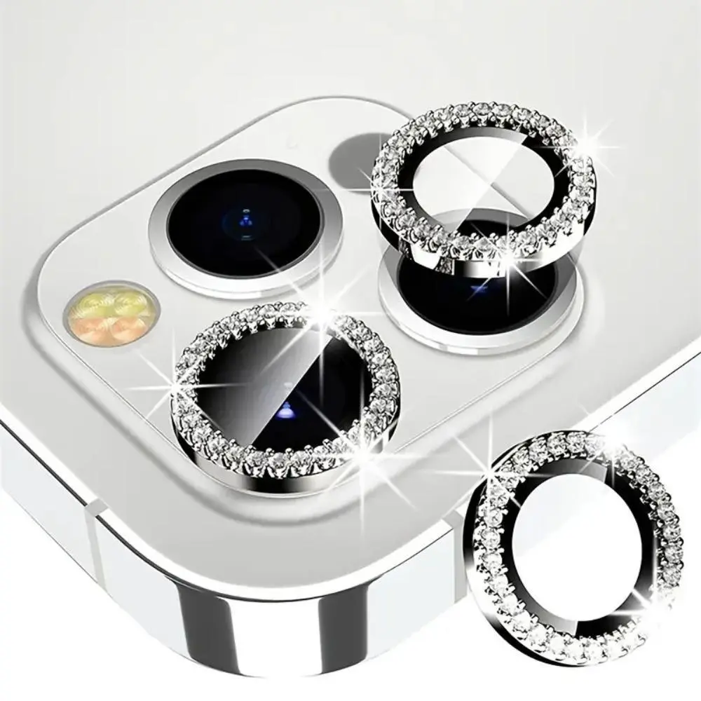 9H Tempered Glass Smartphone Lens Protector, Cellphone 1 Set Phone Lens Protective Film, Phone Accessories Compatible with iPhone 17 16 15 14 13 12 11 Pro Max Mini Plus Protection, Mobile Phone Accessories Smartphone Accessory