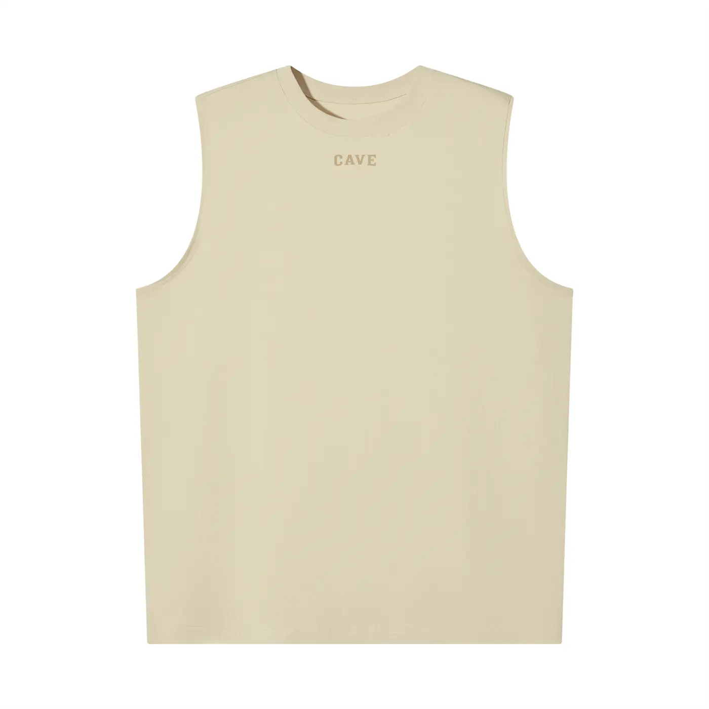 Oversized  Tank Top - TAN