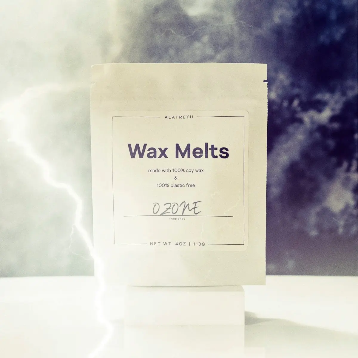 Ozone Wax Melts | Hot Metal · Petrichor · Gunpowder | The smell of an approaching thunderstorm | Hand-Poured Scented Wax Melts | Coconut + Soy Wax | Summer Storm Home Fragrance | Pay What You Can