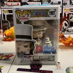 Funko Pop! Autographed One Piece Rob Lucci Signed By Jason Liebrecht