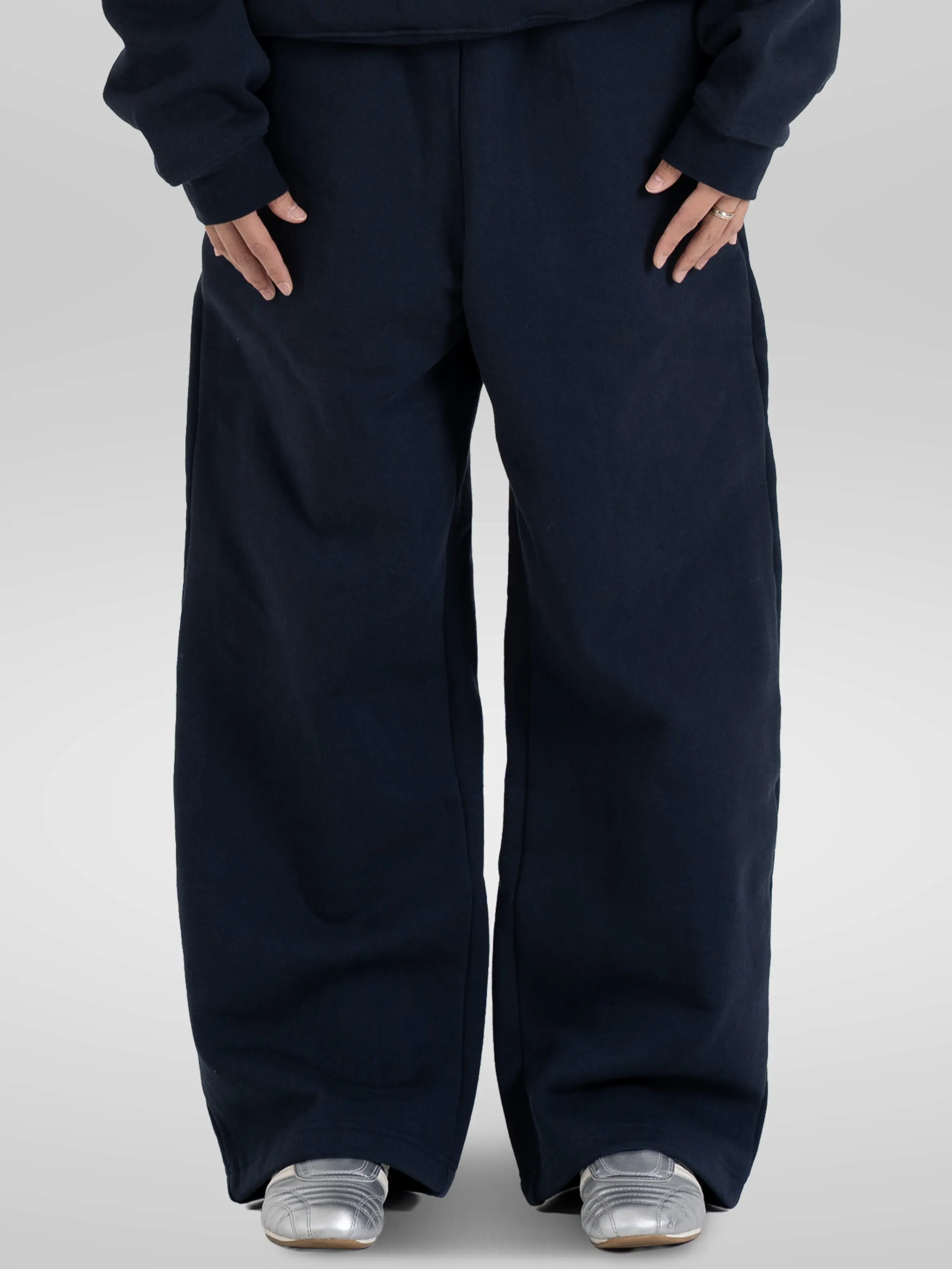 350 GSM 'Dark Navy' Fleece Sweatpants
