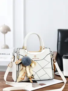 Elegant Patchwork Crossbody Bag for Women, Versatile Shoulder Handbag, Stylish Small Satchel, Geometric Pattern Bag, High-End Look, Perfect for All Occasions, Fashionable Patterned Bag