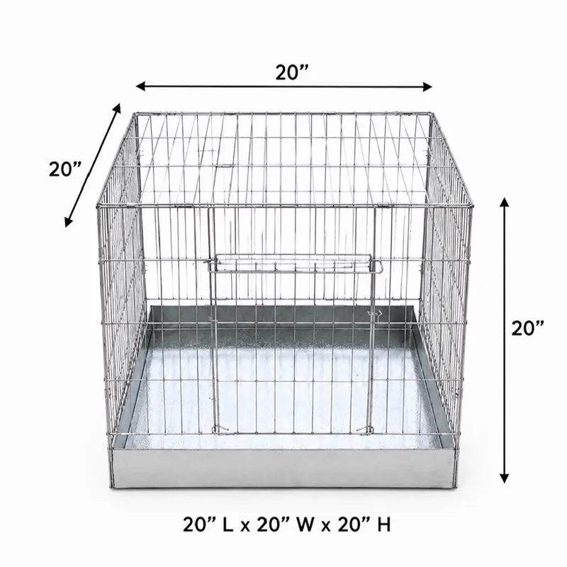 Metal Cage (1) 20x20x20 Metal Cage (1) 20x20x20