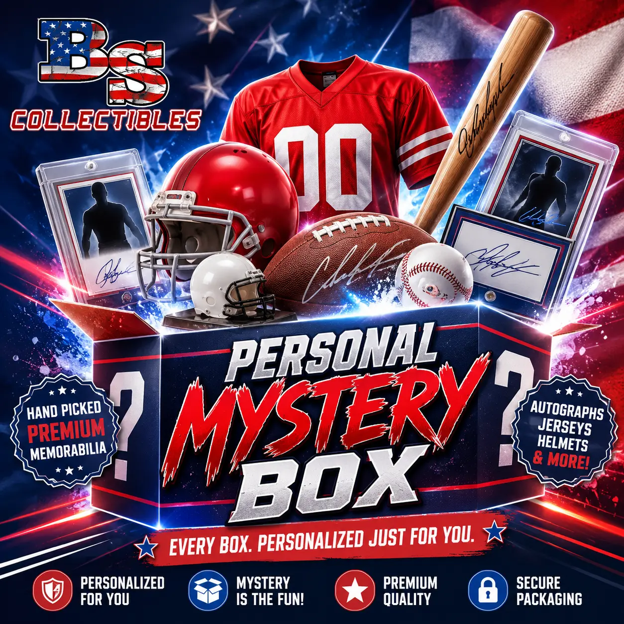 Personal Mystery Box! Helmet, Jersey, Bat, and More!