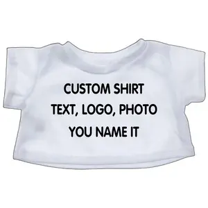 Custom Stuffed Animal T-Shirt, Personalized Plushie Clothing (Fits 8 Inch)