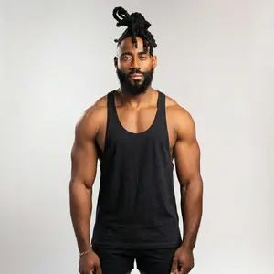 Mens Workout Tank Top,Bodybuilding Muscle Stringer Shirts for Gym & Fitness, Y-Back Quick Dry Training Undershirts, Performance Sleeveless Tee for Running, Lifting & Beach - Breathable Athletic Apparel