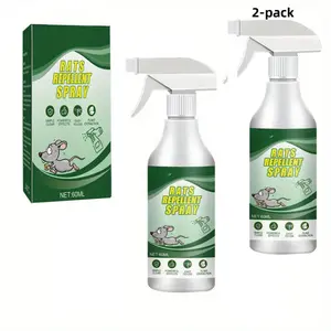 2 Pcs Peppermint Oil Rodent Repellent Cockroach Repellent Spray | Eco-Friendly Natural Pest Control Style | Plant-Based Spray for Rats, Mice, Roaches & Spiders, Safe for Indoor & Outdoor Use