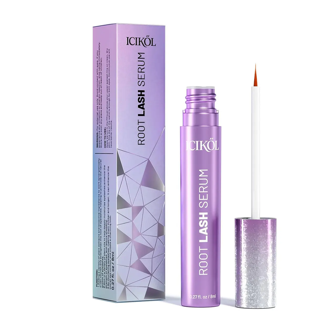 Eyelash Growth Serum, Advanced Lash Enhancing Treatment - Peptide & Vitamin Formula for Longger, Thicker and Fuller Looking Lashes, Vegan & Cruelty - Free for Sensitive Eyes, 8mL/ 0.27 fl oz