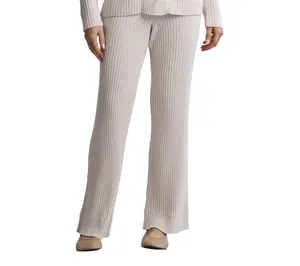 Barefoot Dreams CozyChic Ultra Lite Lurex Rib Wide Leg Pant