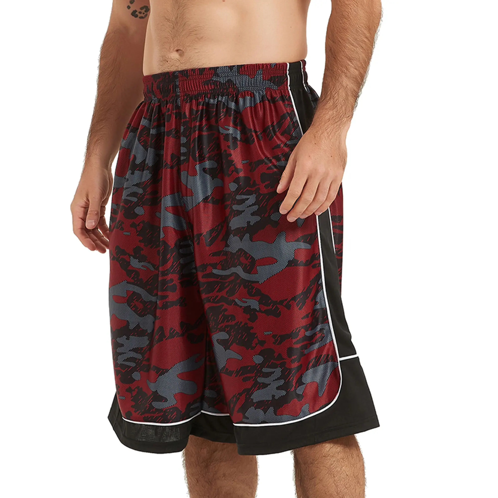 Men's Quick-Dry Basketball Shorts Athletic Shorts | Lightweight Knit & Mesh | Deep Pockets for Gym, Running, Basketball & Lounge