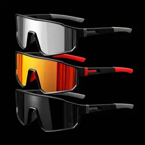 Ultimate Outdoor Sports Sunglasses Set! 3-Pack Polarized Windproof UV400 Eyewear - Oversized Shield Design, Unisex & Durable, Must-Have for Running, Hiking, Cycling & Making a Bold Athletic Statement
