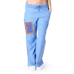M&M SCRUBS Women's Junior Fit Cargo Pants 9118 – Soft, Stretchy Boot-Cut Work Pants