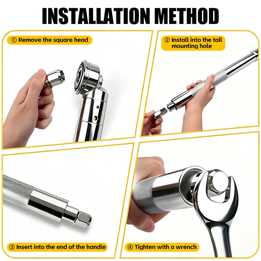 Offset Extension Wrench, 1/2in Forward Reverse Switch Compact Broad Socket Compatibility Impact Extension Wrench with Tight Reach Offset Torque for Tight Spaces Offset Extension Wrench, 1/2in Forward Reverse Switch Compact Broad Socket Compatibility Impact Extension Wrench with Tight Reach Offset Torque for Tight Spaces