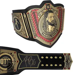 Roman Reigns WWE Autographed Tribal Chief Replica Championship Title Belt - Fanatics Authentic Certified