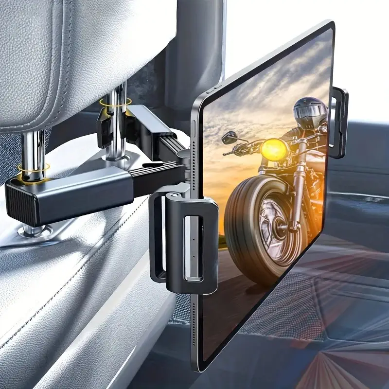 Car tablet Holder, Phone holder car, Compatible with Mobile Phone, Tablet , car Mount Smartphone Durable Grip Installation Stand Plastic Adjustable