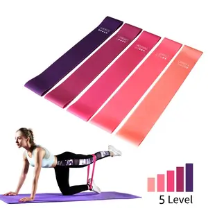 Women's Elastic Resistance Band Yoga Training Gym Fitness Workout Bands Set Pull-Up Assist Rubber Bands Weight Loss Exercise Equipment