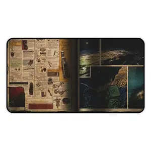 Zombies Desk Mats – Black Ops-Inspired Loading Screens (Kino, Origins, Tranzit, Ascension) – Black Ops-Inspired Loading Screen Design, Gaming Mouse Pad, Zombies MousePad
