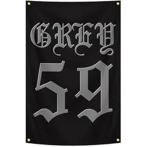 Grey suicide tapestry 59 tapestry music poster 40x60inch men's cave dormitory living room music party coffee shop art aesthetic decoration