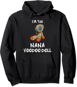 Nana Voodoo Doll Halloween Matching Family Costume Pullover Hoodie - Brayanner Shop 40B08H99F53F