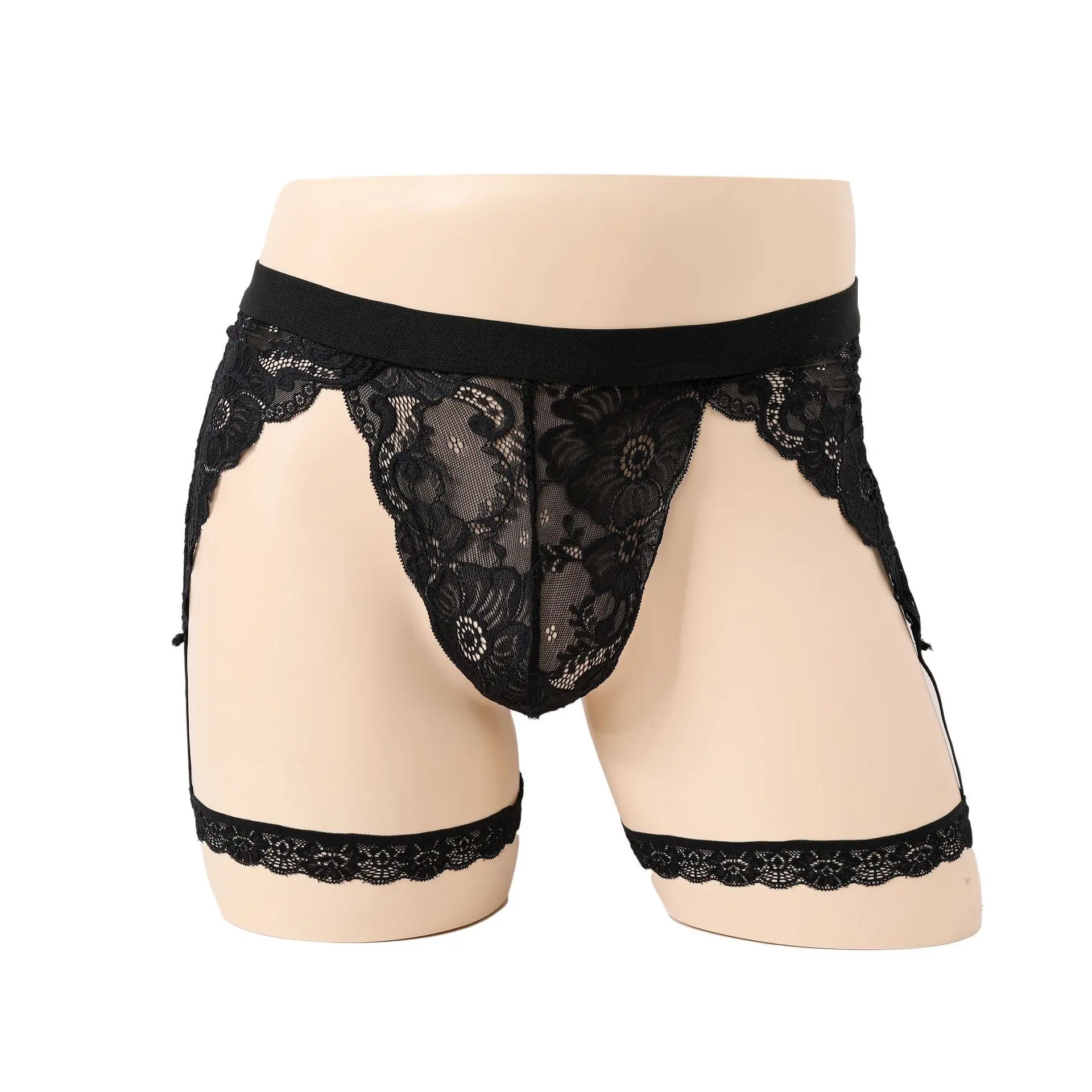 Men’s Lace Jockstrap G-String, Menswear Underwear with Elastic Comfort for Everyday Confidence, Halloween
